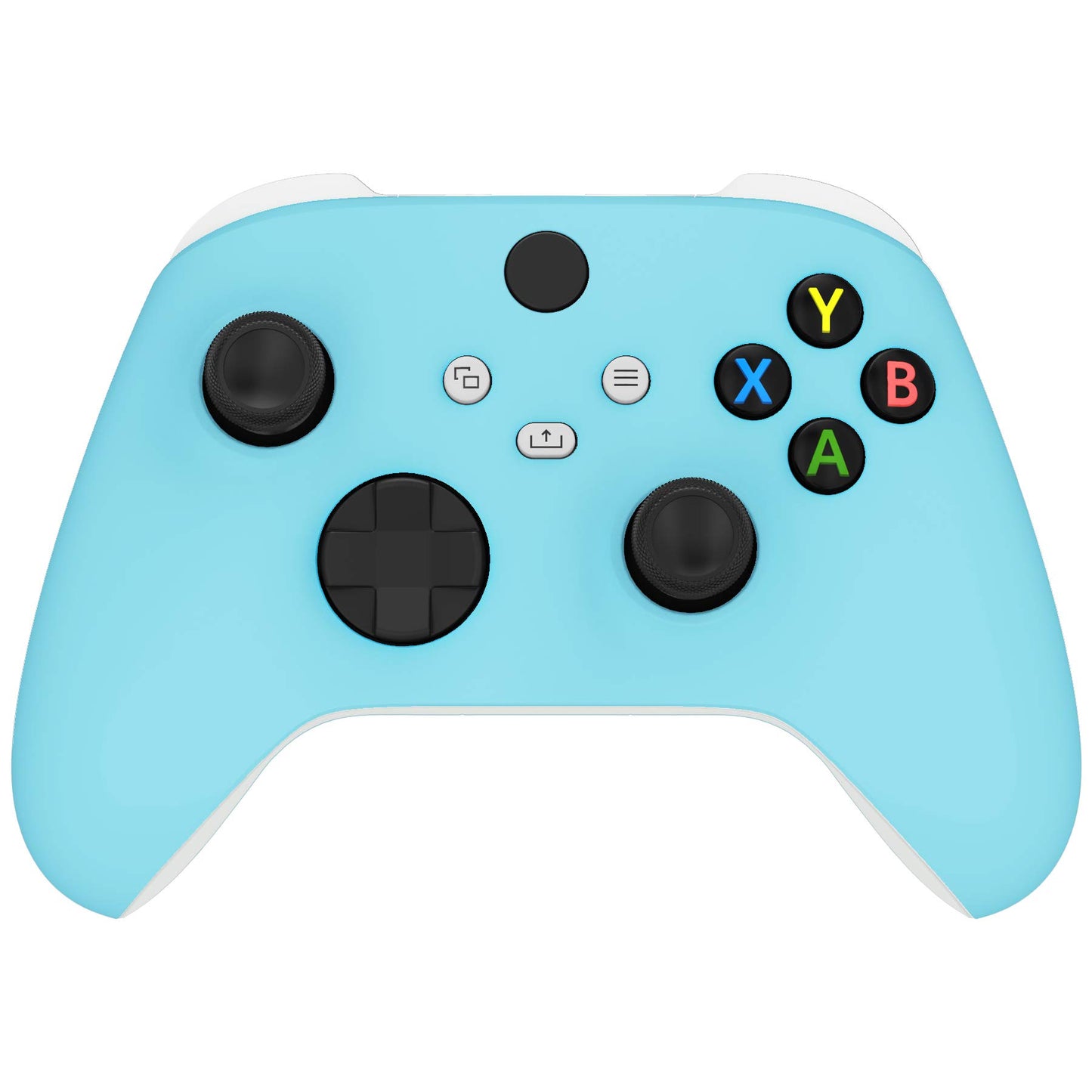 eXtremeRate Replacement Shell for Xbox Series X & S, Heaven Blue Custom Cover Case Faceplate Cover for Xbox Core Wireless Controller