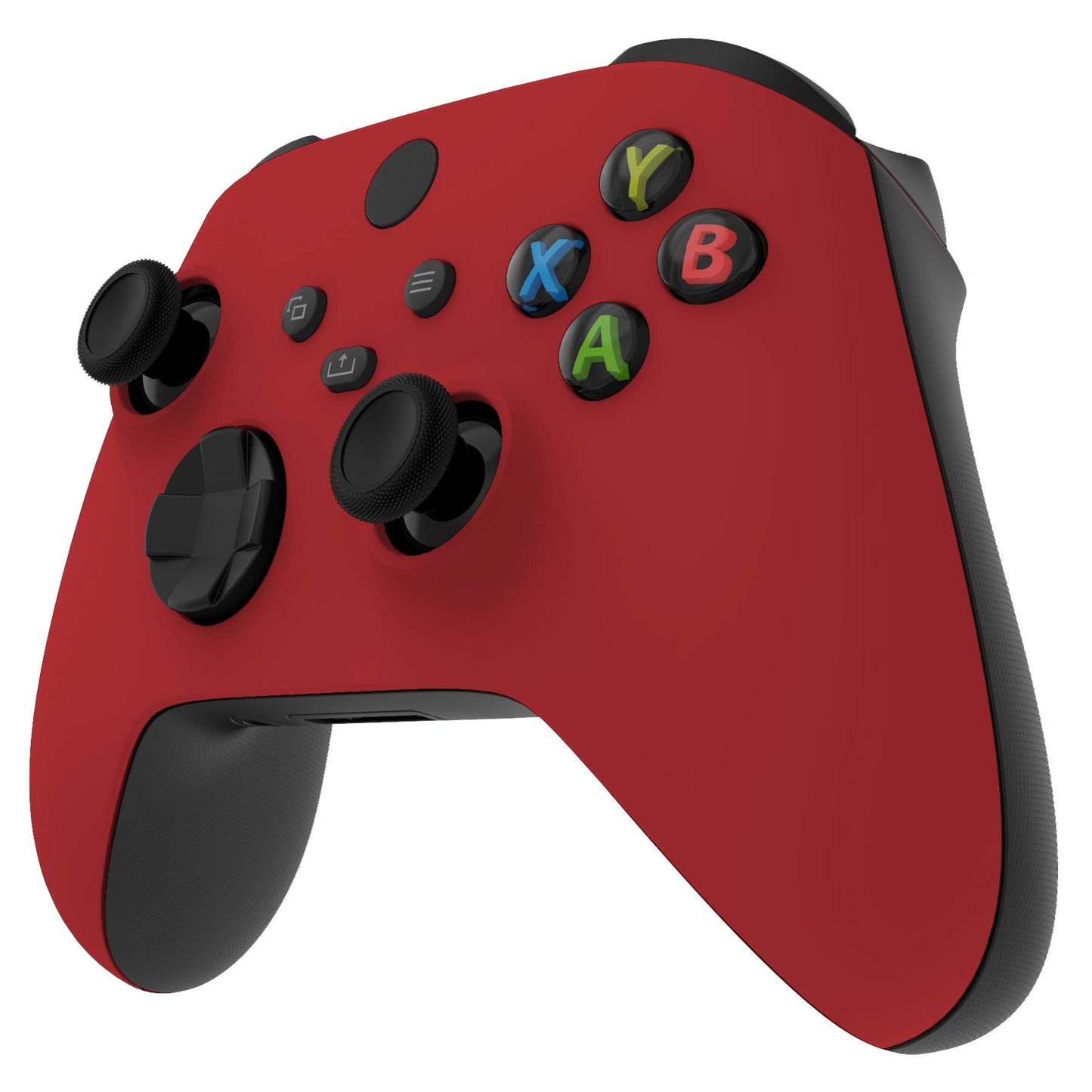 eXtremeRate Replacement Shell for Xbox Series X & S Controller - Personalized Upgrade - Passion Red Soft Touch Grip Custom Cover Case Faceplate for Xbox Core Controller