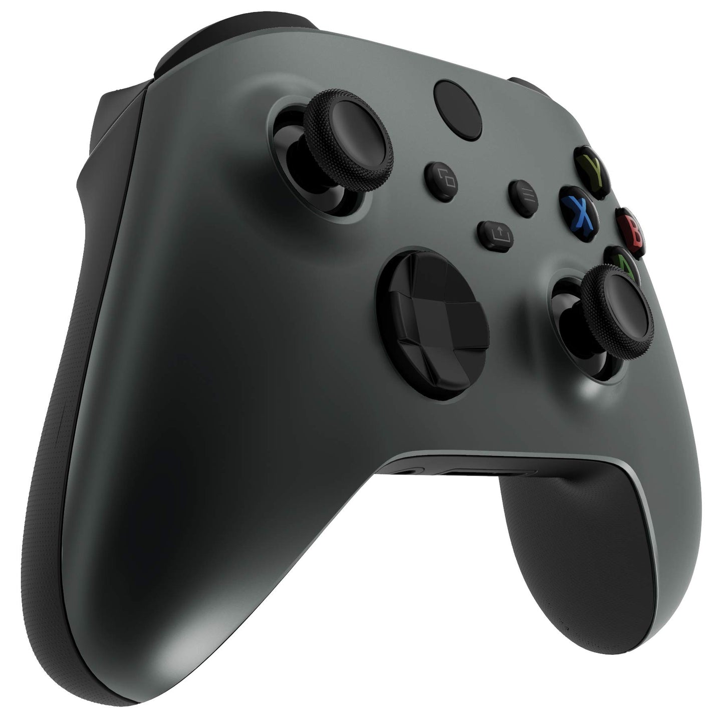 eXtremeRate Replacement Shell for Xbox Series X & S Controller - Personalize Your Control - Steel Gray Custom Cover Gaming Case Faceplate for Xbox Core Controller