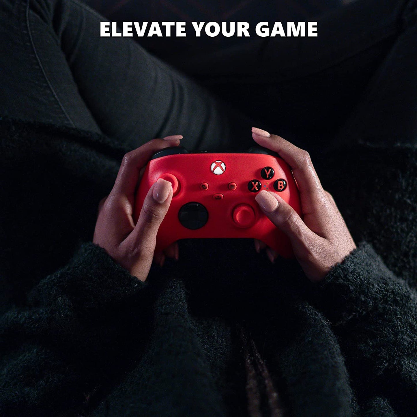 Xbox Core Wireless Gaming Controller – Pulse Red Series X|S, One, Windows PC, Android, and iOS