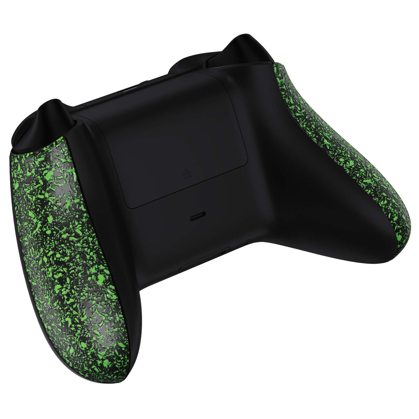 eXtremeRate Grip Cover for Xbox Series X & S Controller, Textured Green Non-Slip Back Panels Accessories, Replacement Side Rails Shell for Xbox Wireless Controller - Controller Not Included