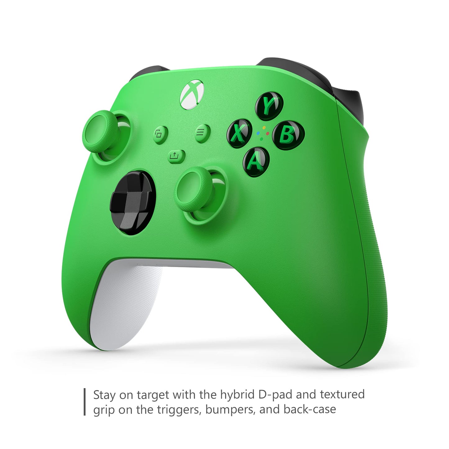 Xbox Core Wireless Gaming Controller – Velocity Green Series X|S, One, Windows PC, Android, and iOS