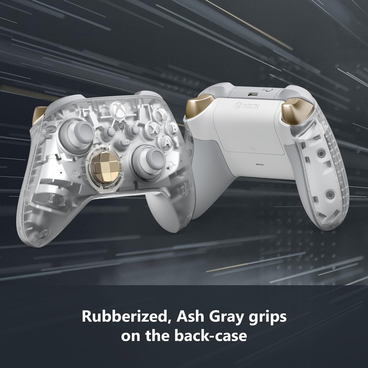 Xbox Special Edition Wireless Gaming Controller – Ghost Cipher Series X|S, One, Windows PC, Android, and iOS