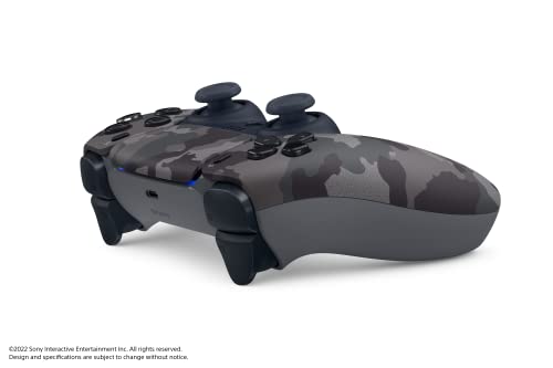 PlayStation Sony 5 DualSense Wireless Controller - Gray Camouflage (Renewed)
