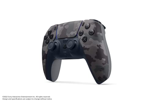 PlayStation Sony 5 DualSense Wireless Controller - Gray Camouflage (Renewed)