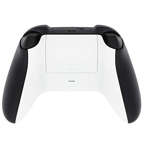 eXtremeRate Custom Back Cover Shell for Xbox Core Wireless Controller - White Replacement Battery Cover & Bottom Shell for Xbox Series X & S [Controller NOT Included]