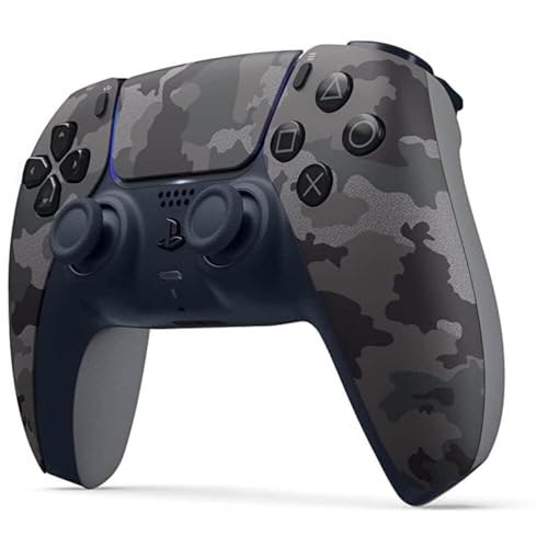 PlayStation Sony 5 DualSense Wireless Controller - Gray Camouflage (Renewed)