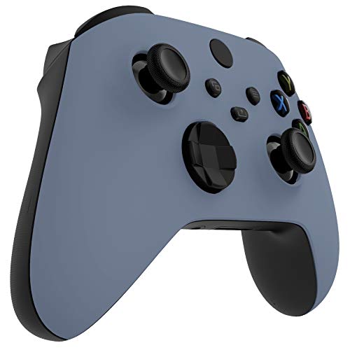eXtremeRate Replacement Shell for Xbox Series X & S - Personalized Upgrade - Slate Gray Soft Touch Grip Custom Cover Case Faceplate for Xbox Core Controller