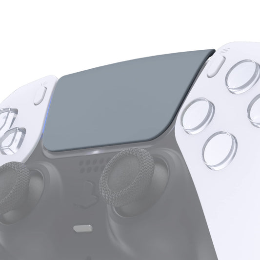 eXtremeRate New Hope Gray Soft Touch Replacement Touchpad Cover Compatible with ps5 Controller BDM-010 BDM-020 & BDM-030, Custom Part Touch Pad Compatible with ps5 Controller - Controller NOT Included