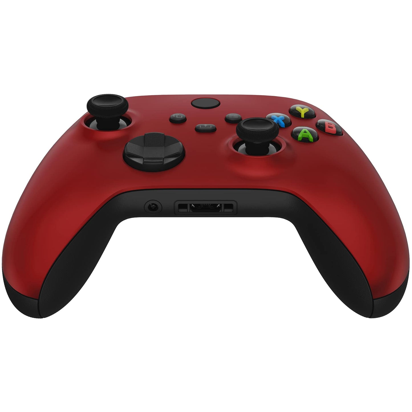 eXtremeRate Scarlet Red Replacement Shell for Xbox Series X & S Controller - Personalized Upgrade - Soft Touch Grip Custom Gaming Case Faceplate for Xbox Core Controller [Controller NOT Included]