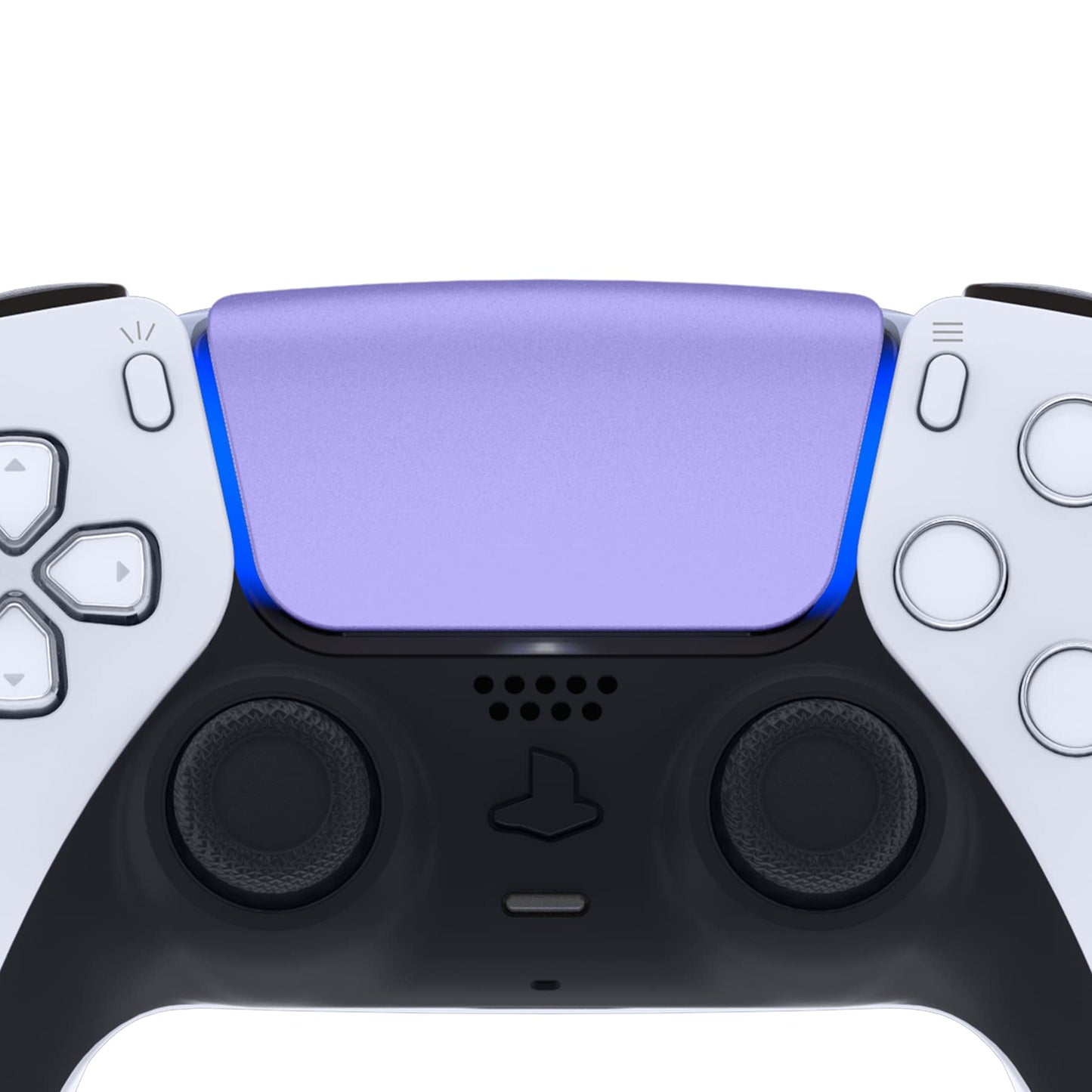 eXtremeRate Metallic Snowstorm Mauve Replacement Touchpad Cover Compatible with ps5 Controller BDM-010-020 BDM-030 040 050, Custom Part Touch Pad Compatible with ps5 Controller -Without Controller