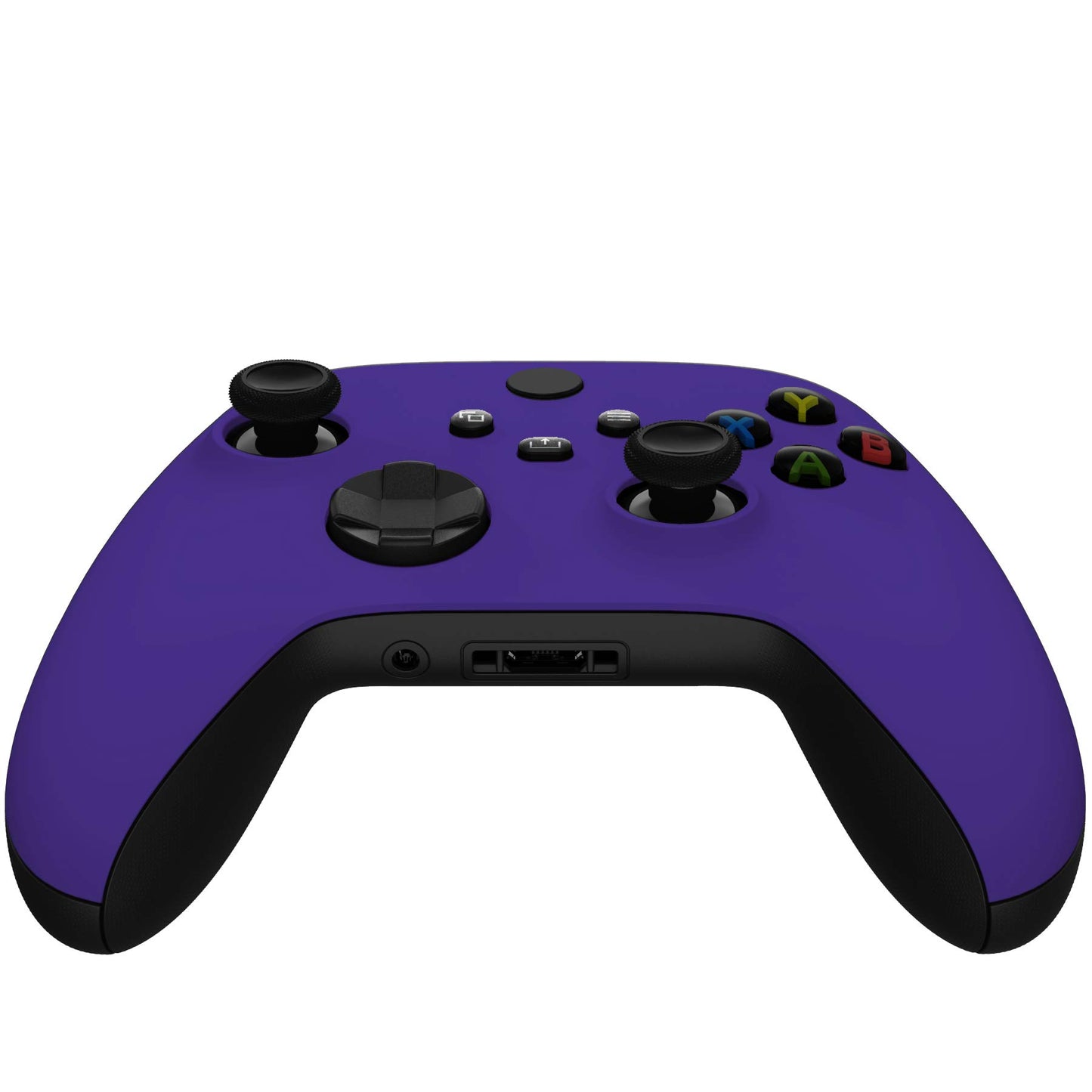 eXtremeRate Purple Replacement Shell for Xbox Series X & S Controller - Personalized Upgrade - Soft Touch Grip Cover Custom Gaming Case Faceplate for Xbox Core Controller [Controller NOT Included]