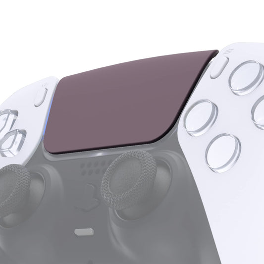 eXtremeRate Replacement Touchpad Cover Compatible with ps5 Controller BDM-010 020 030 040 050 Models, Custom Soft Touch Dark Grayish Violet Touch Pad Repair Part Compatible with ps5