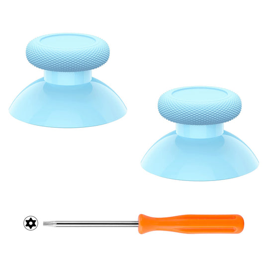 eXtremeRate Replacement Thumbsticks for Xbox Series X & S Controller, Joysticks Repair Kit for Xbox Wireless Controller, Custom Analog Stick Buttons for Xbox One S/X/Elite Controller - Heaven Blue