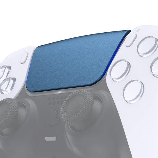 eXtremeRate Metallic Regal Blue Replacement Touchpad Cover Compatible with ps5 Controller BDM-010 BDM-020 BDM-030 BDM-040 050, Custom Part Touch Pad Compatible with ps5 Controller -Without Controller