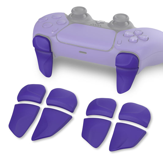 PlayVital Blade 2 Pairs Shoulder Buttons Extension Triggers for ps5 Controller, Game Improvement Adjusters for PS Portal Remote Player, Bumper Trigger Extenders for ps5 Edge - Galactic Purple