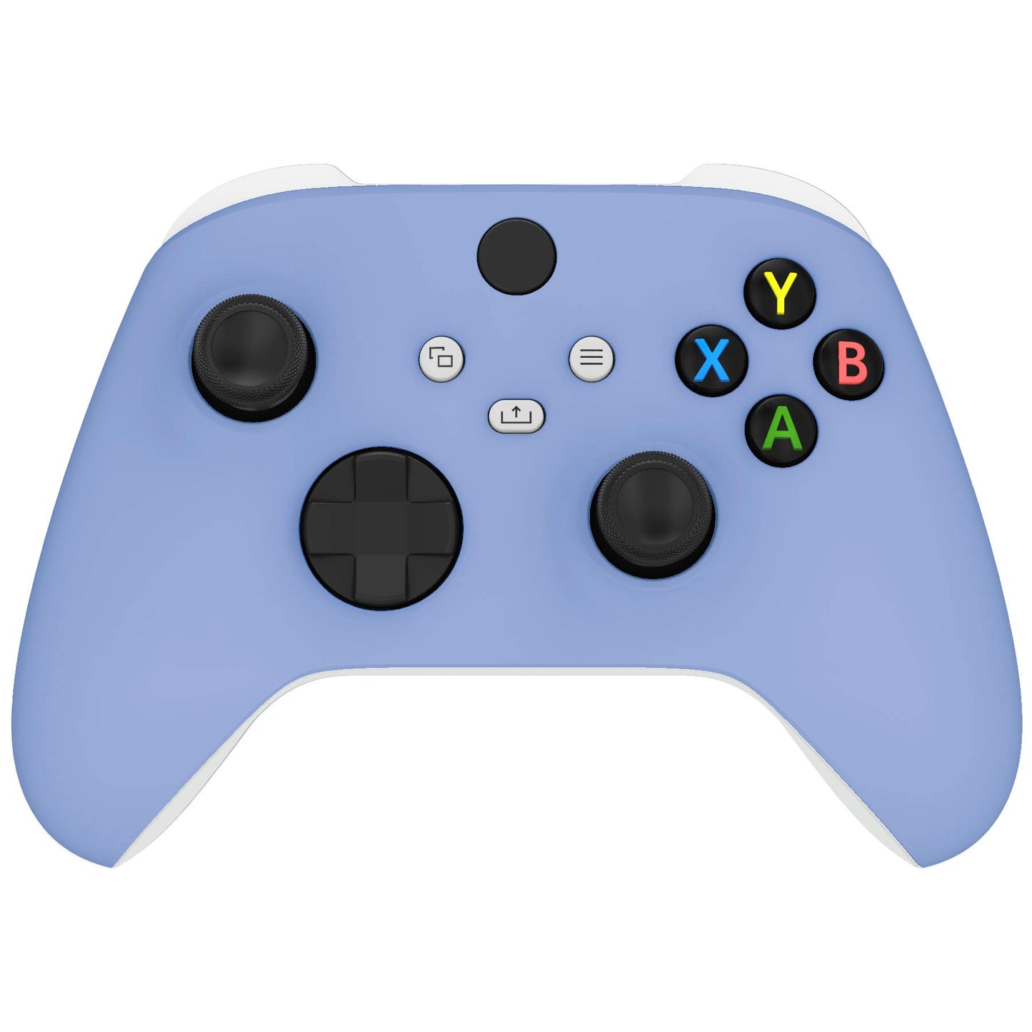 eXtremeRate Replacement Shell for Xbox Series X & S Controller - Personalized Upgrade - Light Violet Custom Cover Case Faceplate Cover for Xbox Core Wireless Controller [Controller NOT Included]