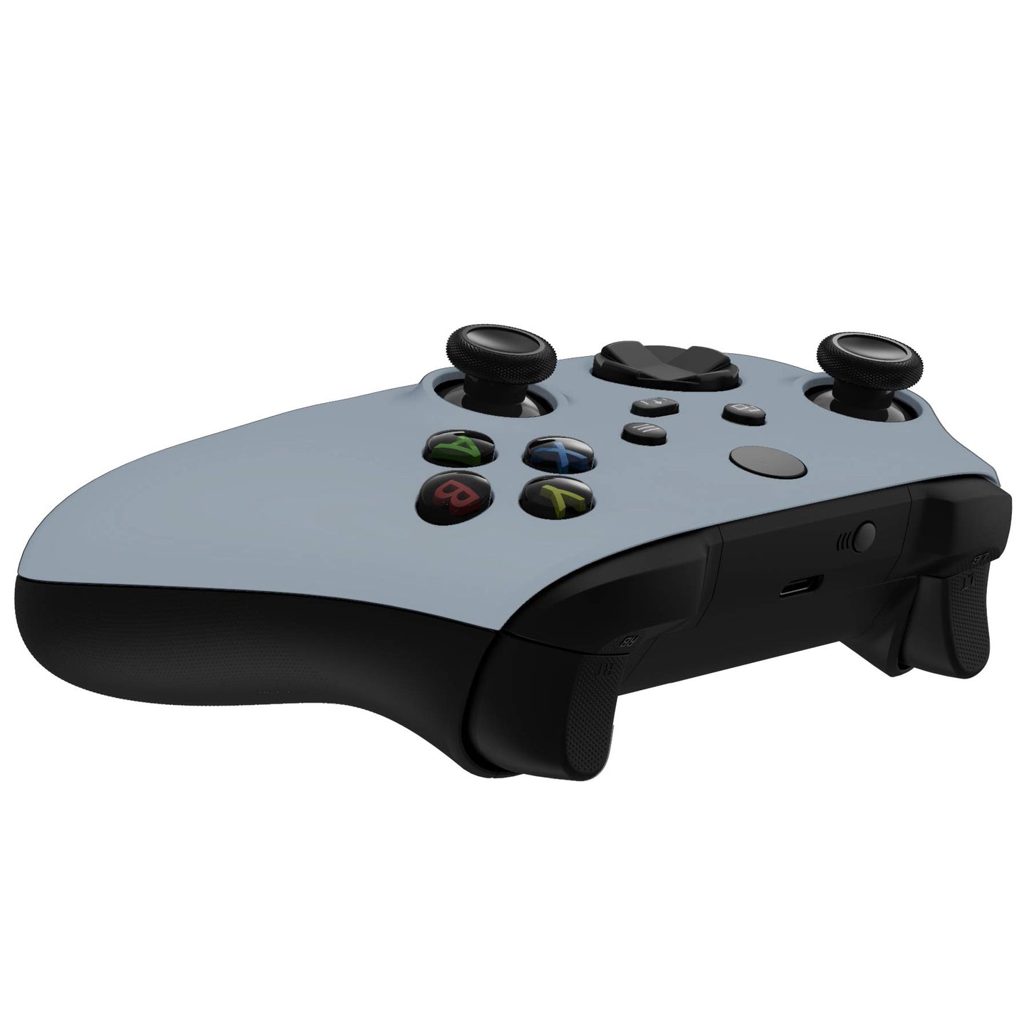 eXtremeRate Replacement Shell for Xbox Series X & S Controller - Personalized Upgrade - New Hope Gray Custom Cover Case Faceplate Cover for Xbox Core Wireless Controller [Controller NOT Included]