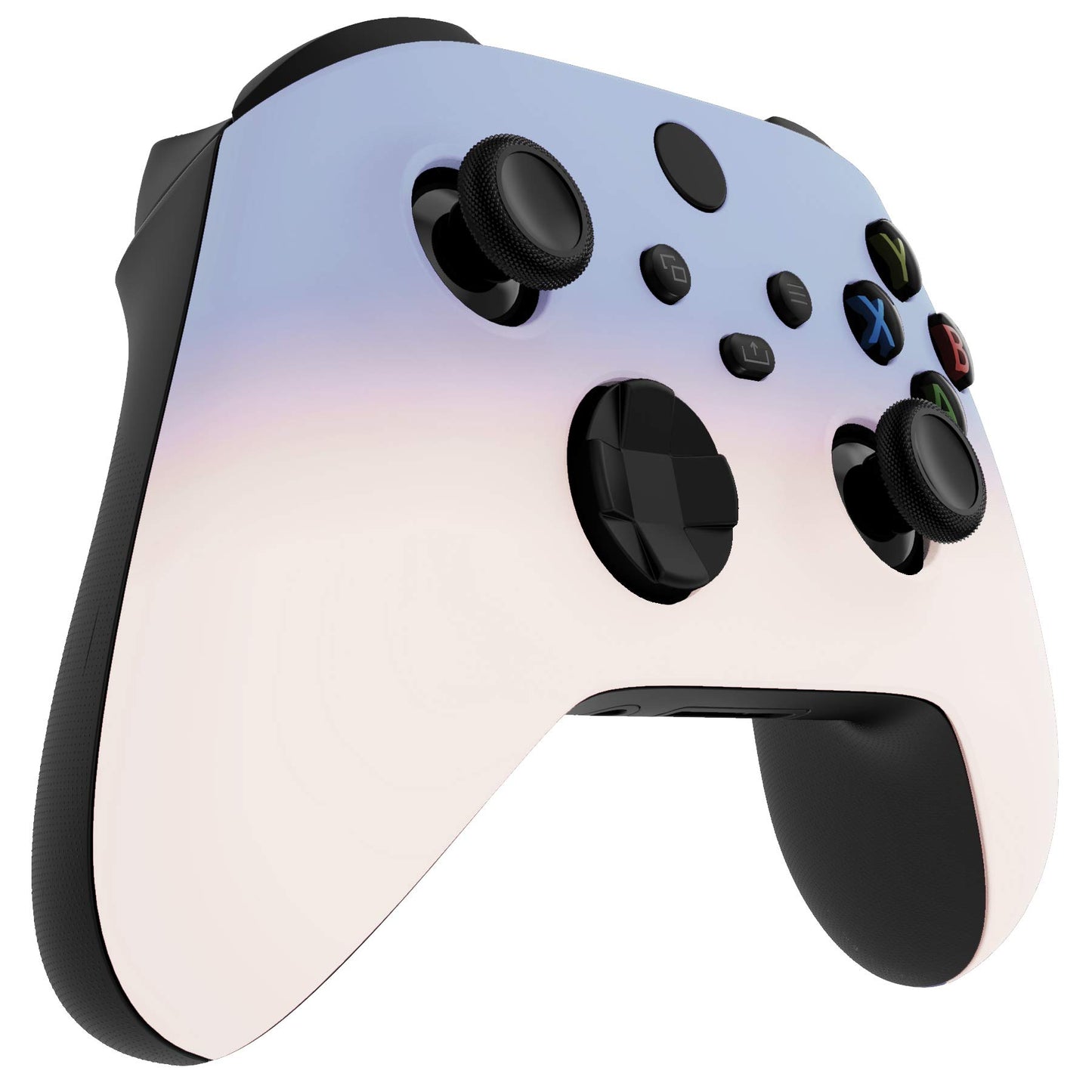 eXtremeRate Replacement Shell for Xbox Series X & S Controller - Personalized Upgrade - Gradient Pink Violet Custom Case Faceplate Cover for Xbox Core Wireless Controller [Controller NOT Included]