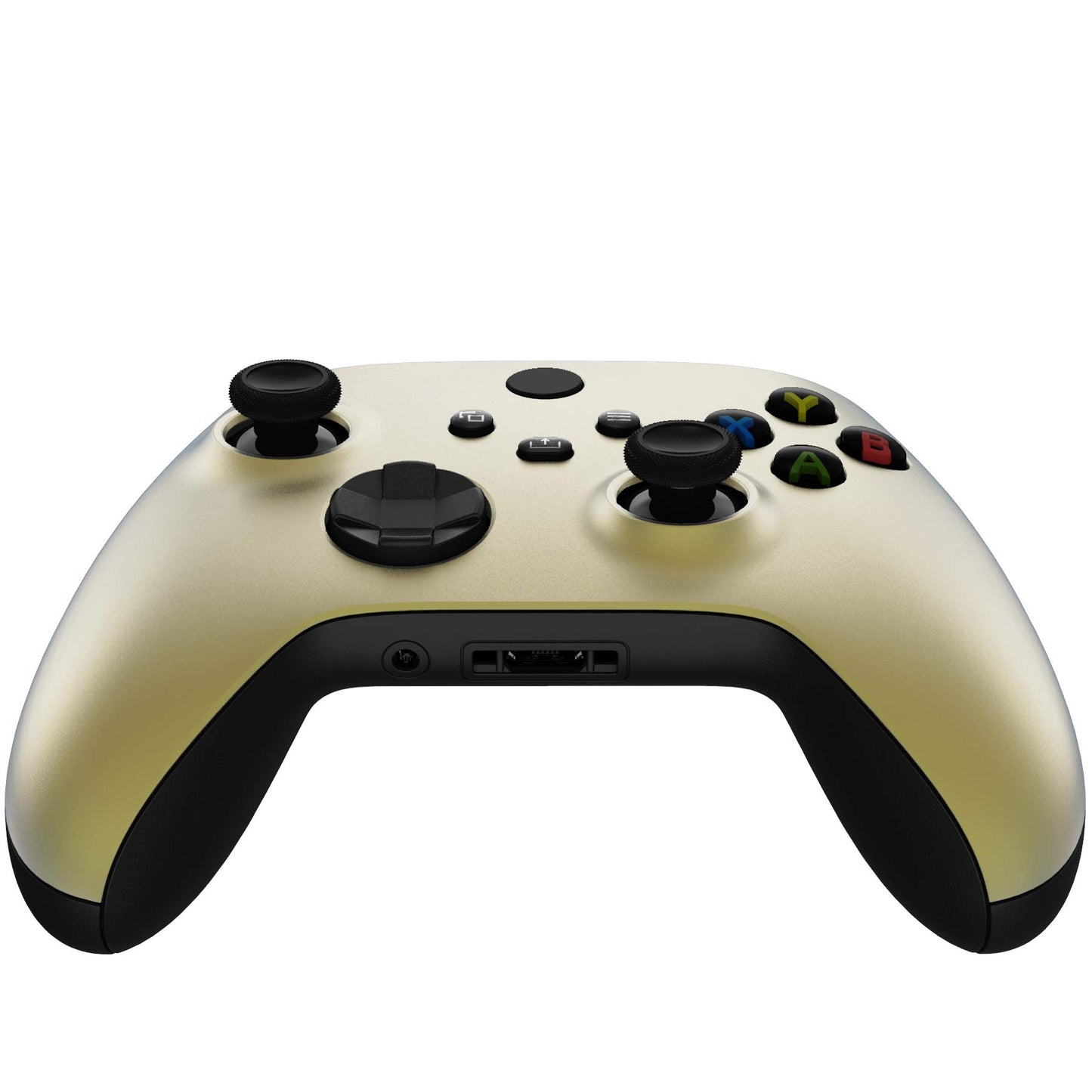 eXtremeRate Replacement Shell for Xbox Series X & S Controller - Personalize Your Control - Champagne Gold Custom Cover Gaming Case Faceplate for Xbox Core Controller [Controller NOT Included]