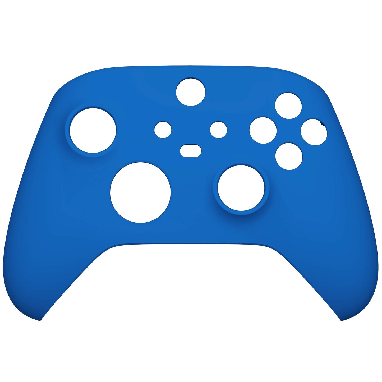 eXtremeRate Blue Replacement Shell for Xbox Series X & S Controller - Personalized Upgrade - Soft Touch Grip Custom Cover Gaming Case Faceplate for Xbox Core Controller [Controller NOT Included]