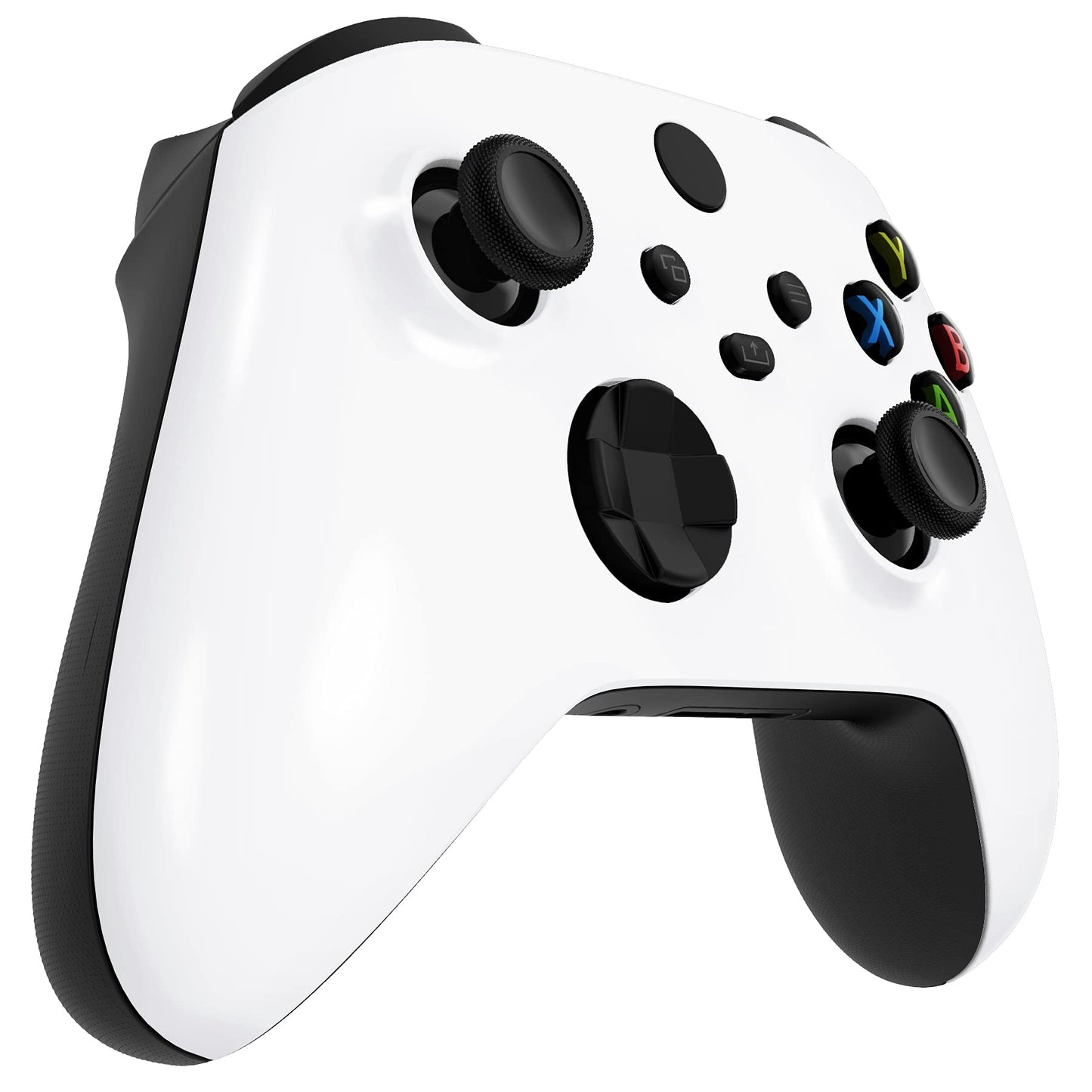 eXtremeRate Replacement Faceplate for Xbox Series X & S Controller - Personalize Your Control - Solid White Custom Front Housing Shell for Xbox Core Wireless Controller