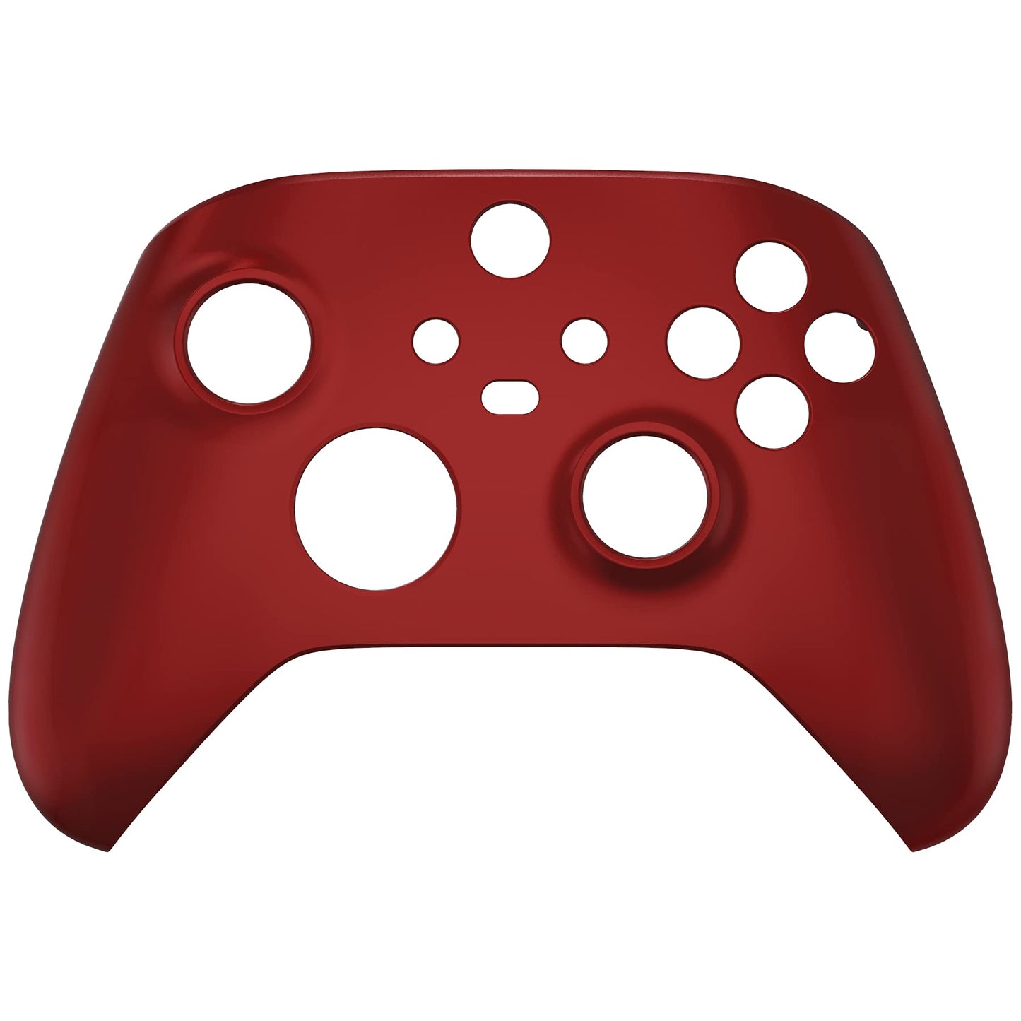 eXtremeRate Scarlet Red Replacement Shell for Xbox Series X & S Controller - Personalized Upgrade - Soft Touch Grip Custom Gaming Case Faceplate for Xbox Core Controller [Controller NOT Included]