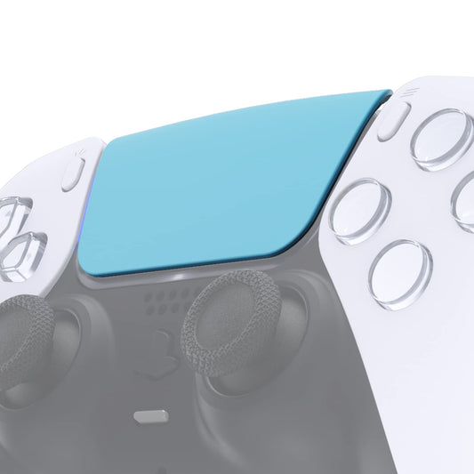 eXtremeRate Replacement Touchpad Cover Compatible with ps5 Controller BDM-010 020 030 040 050 Models, Custom Heaven Blue Touch Pad Repair Part Compatible with ps5