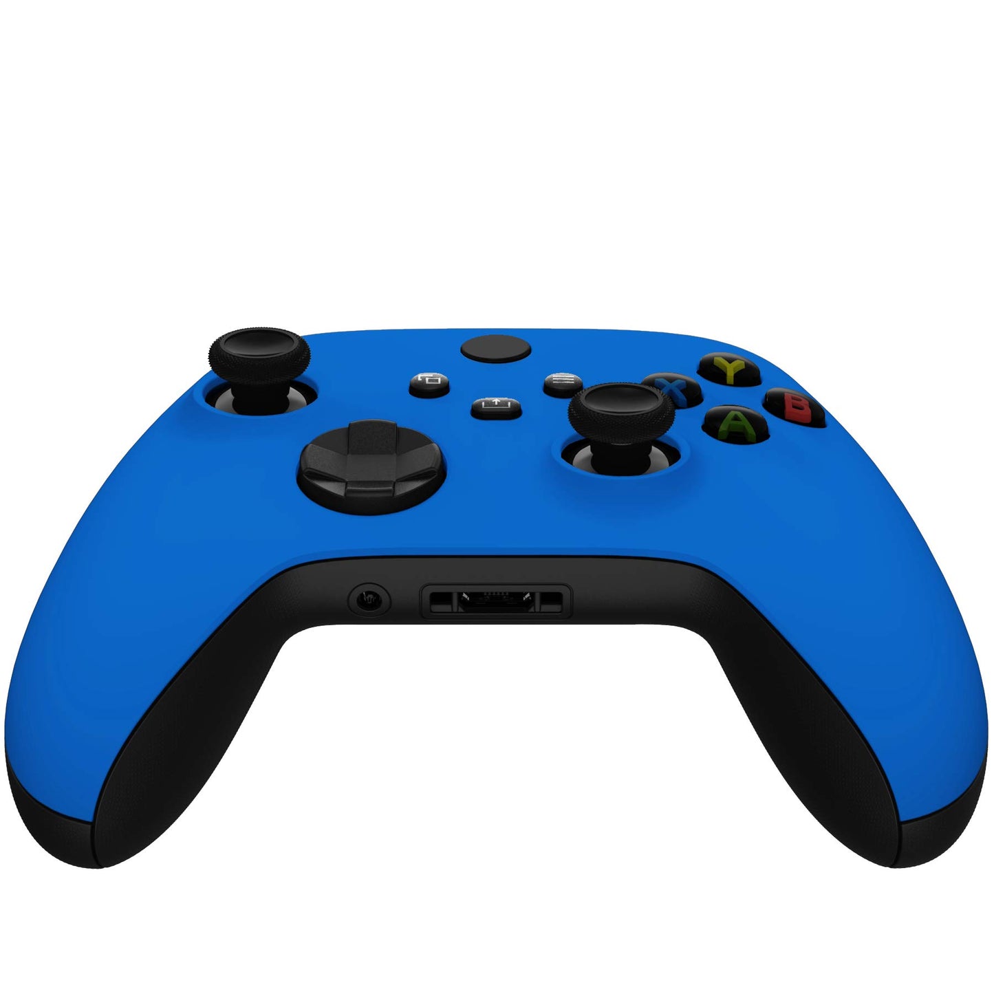 eXtremeRate Blue Replacement Shell for Xbox Series X & S Controller - Personalized Upgrade - Soft Touch Grip Custom Cover Gaming Case Faceplate for Xbox Core Controller [Controller NOT Included]