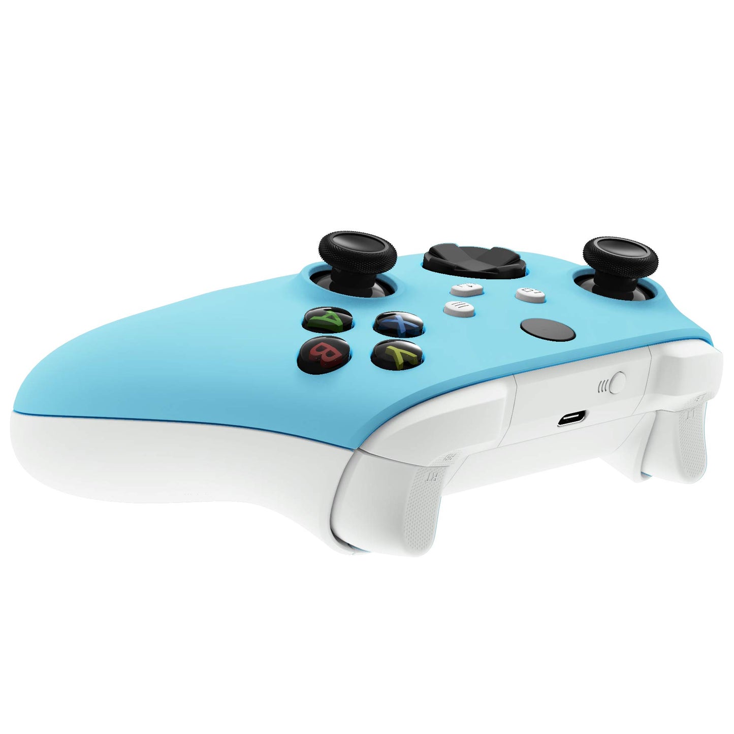 eXtremeRate Replacement Shell for Xbox Series X & S, Heaven Blue Custom Cover Case Faceplate Cover for Xbox Core Wireless Controller