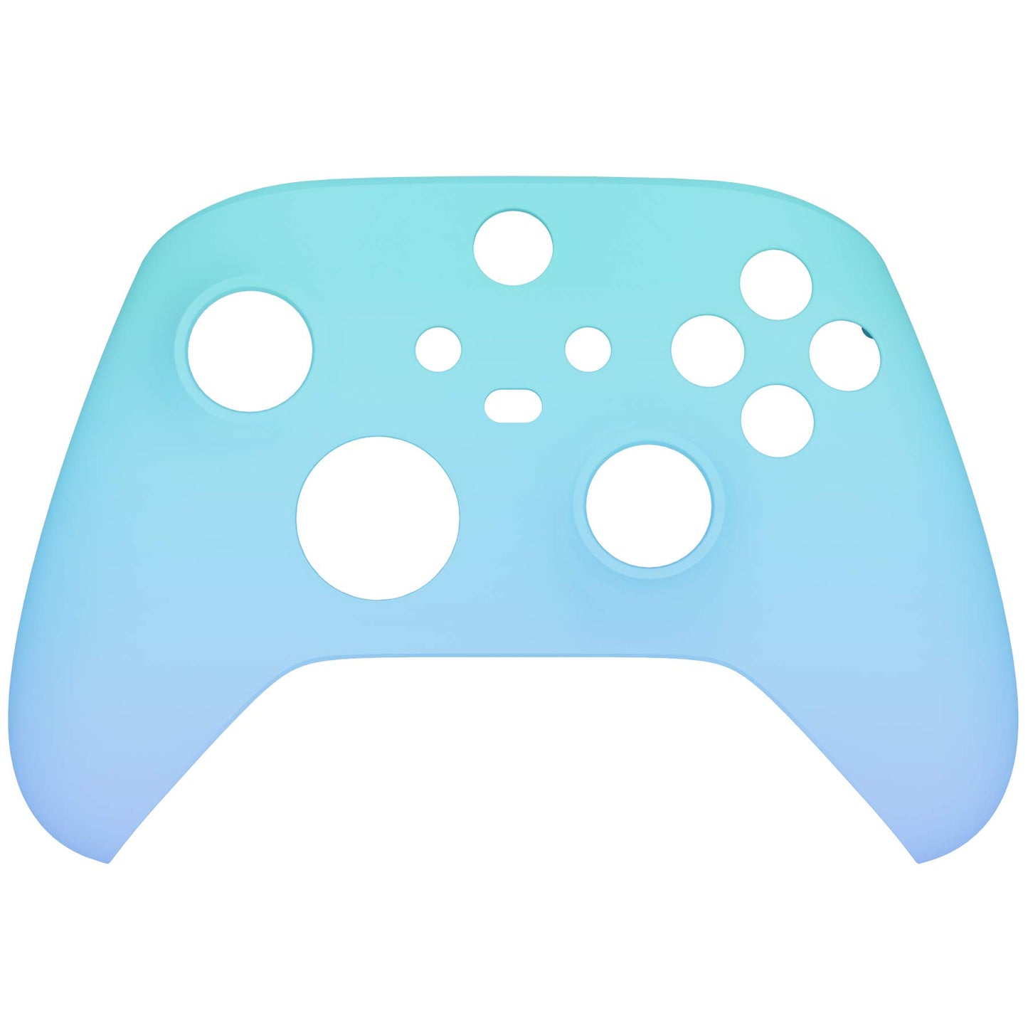 eXtremeRate Replacement Shell for Xbox Series X & S Controller - Personalized Upgrade - Gradient Blue Violet Custom Case Faceplate Cover for Xbox Core Wireless Controller [Controller NOT Included]