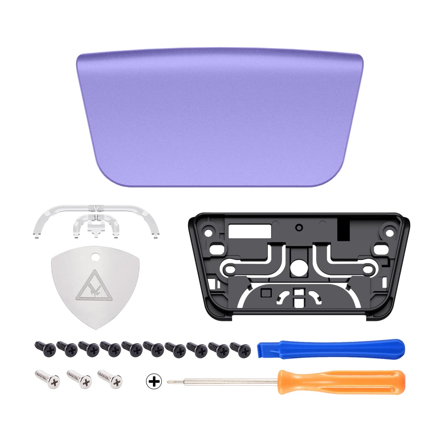 eXtremeRate Metallic Snowstorm Mauve Replacement Touchpad Cover Compatible with ps5 Controller BDM-010-020 BDM-030 040 050, Custom Part Touch Pad Compatible with ps5 Controller -Without Controller