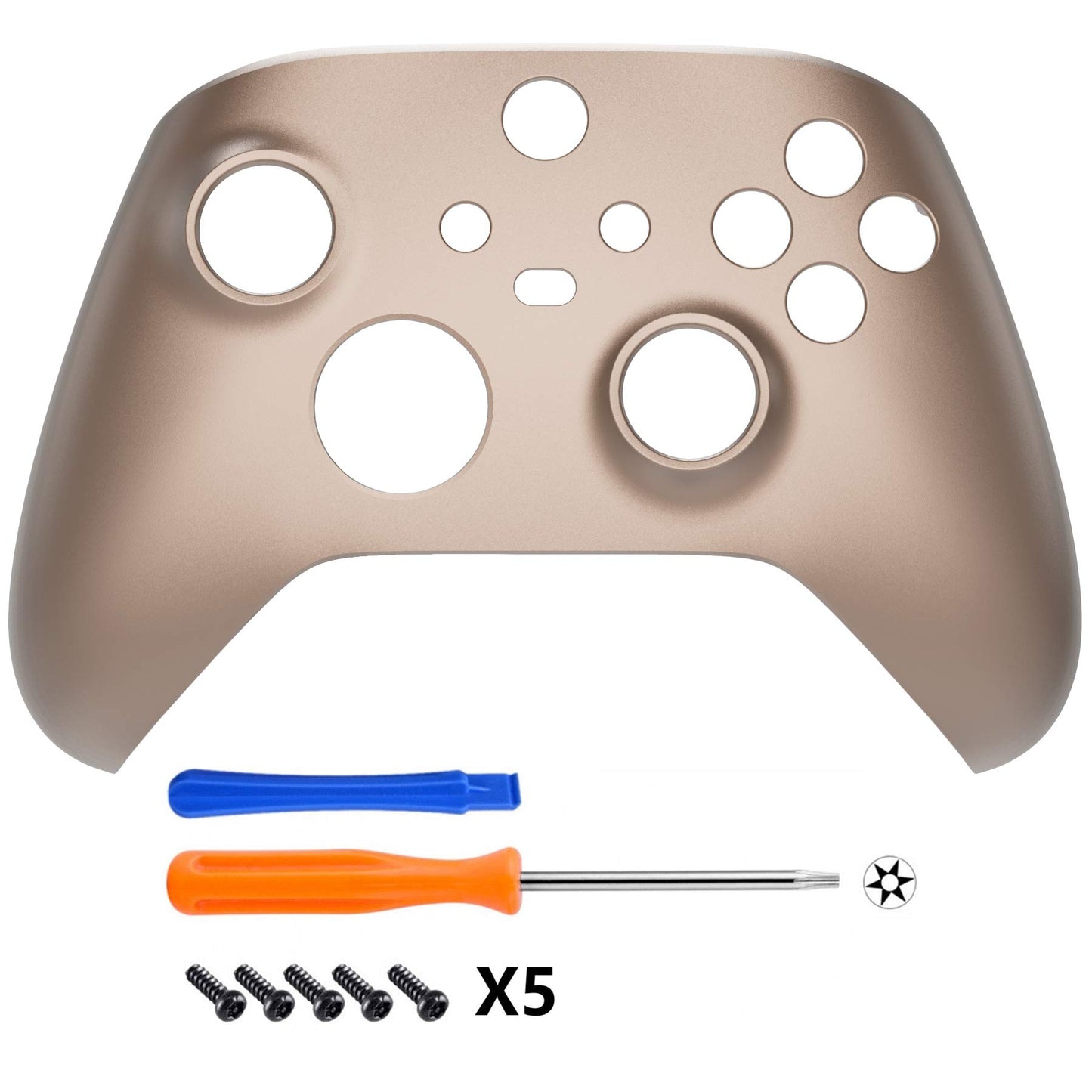 eXtremeRate Replacement Shell for Xbox Series X & S Controller - Personalize Your Control - Rose Gold Custom Cover Gaming Accessories Case Faceplate for Xbox Core Controller