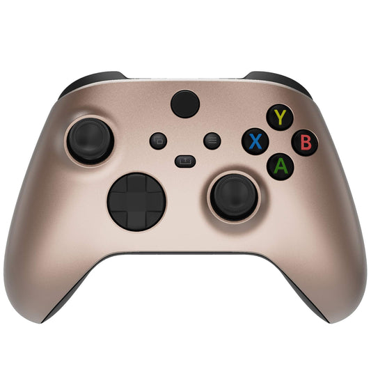 eXtremeRate Replacement Shell for Xbox Series X & S Controller - Personalize Your Control - Rose Gold Custom Cover Gaming Accessories Case Faceplate for Xbox Core Controller