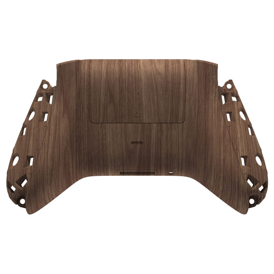 eXtremeRate Custom Back Cover Shell for Xbox Series X & S Controller, Wood Grain Replacement Controller Battery Cover & Bottom Shell