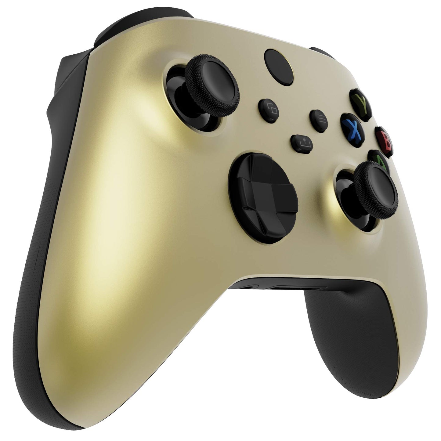 eXtremeRate Replacement Shell for Xbox Series X & S Controller - Personalize Your Control - Champagne Gold Custom Cover Gaming Case Faceplate for Xbox Core Controller [Controller NOT Included]