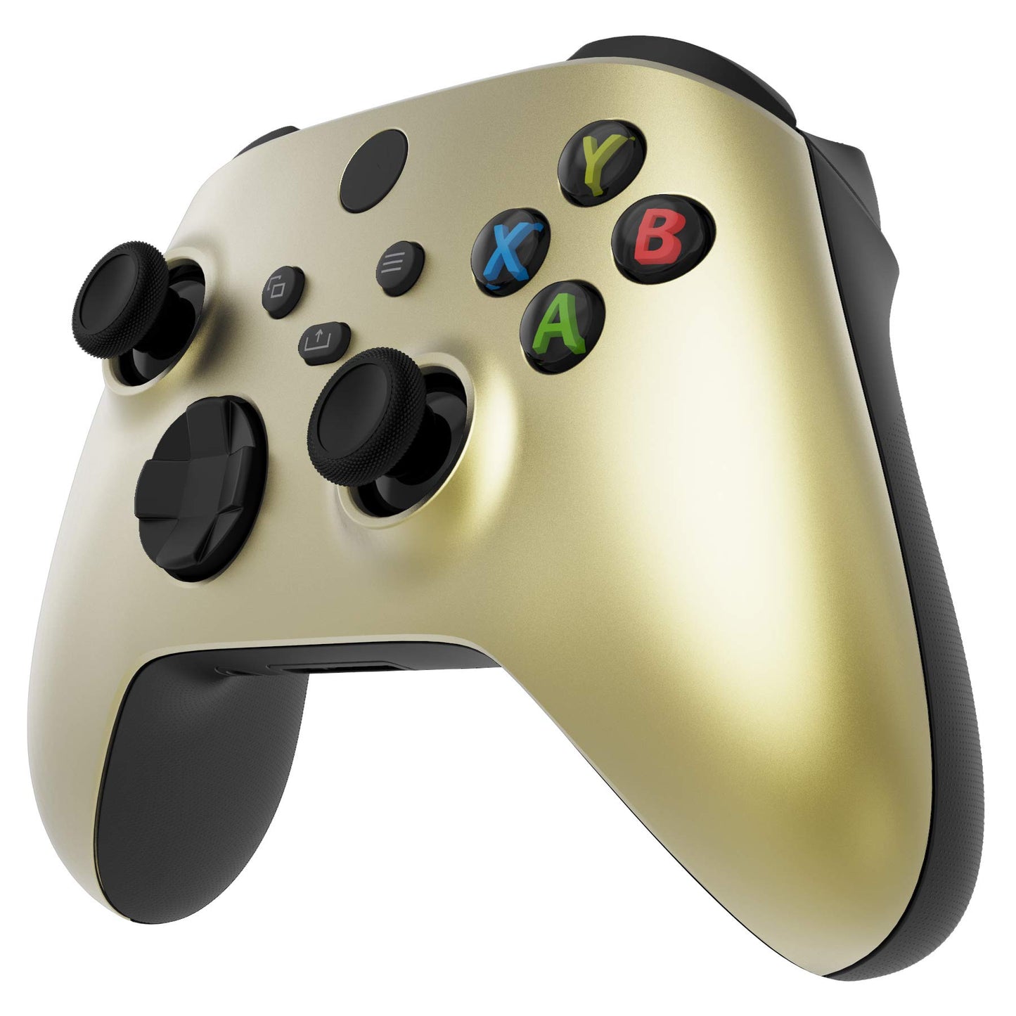 eXtremeRate Replacement Shell for Xbox Series X & S Controller - Personalize Your Control - Champagne Gold Custom Cover Gaming Case Faceplate for Xbox Core Controller [Controller NOT Included]