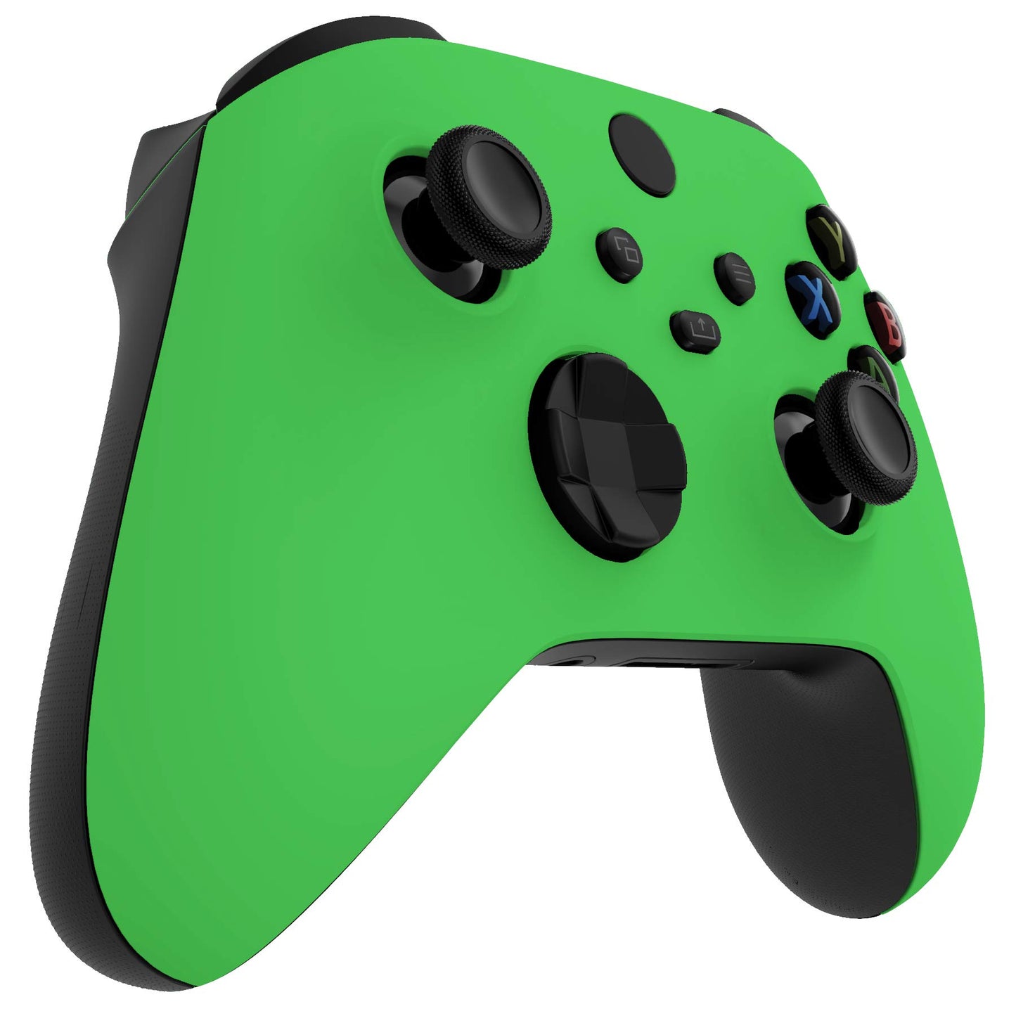 eXtremeRate Green Replacement Shell for Xbox Series X & S Controller - Personalized Upgrade - Soft Touch Grip Custom Cover Gaming Case Faceplate for Xbox Core Controller